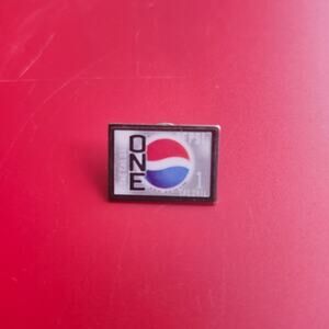 Vintage Pepsi ONE Enamel Lapel Pin 0 Calorie Logo Promo Advertising Collectible